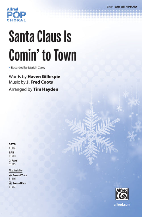 Santa Claus Is Comin' to Town Sheet Music Preview