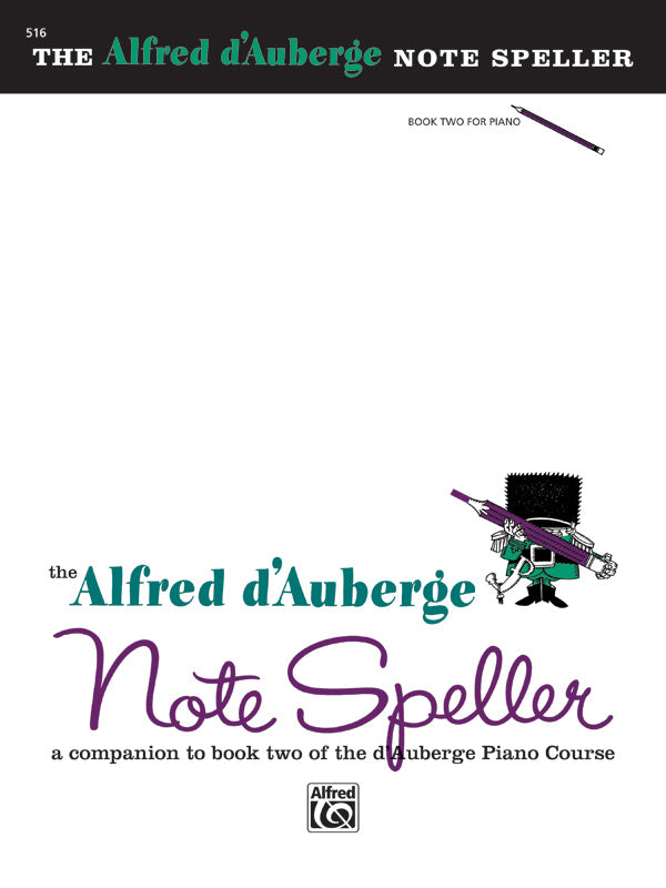 Alfred d'Auberge Piano Course: Note Speller Book 2 Cover Image