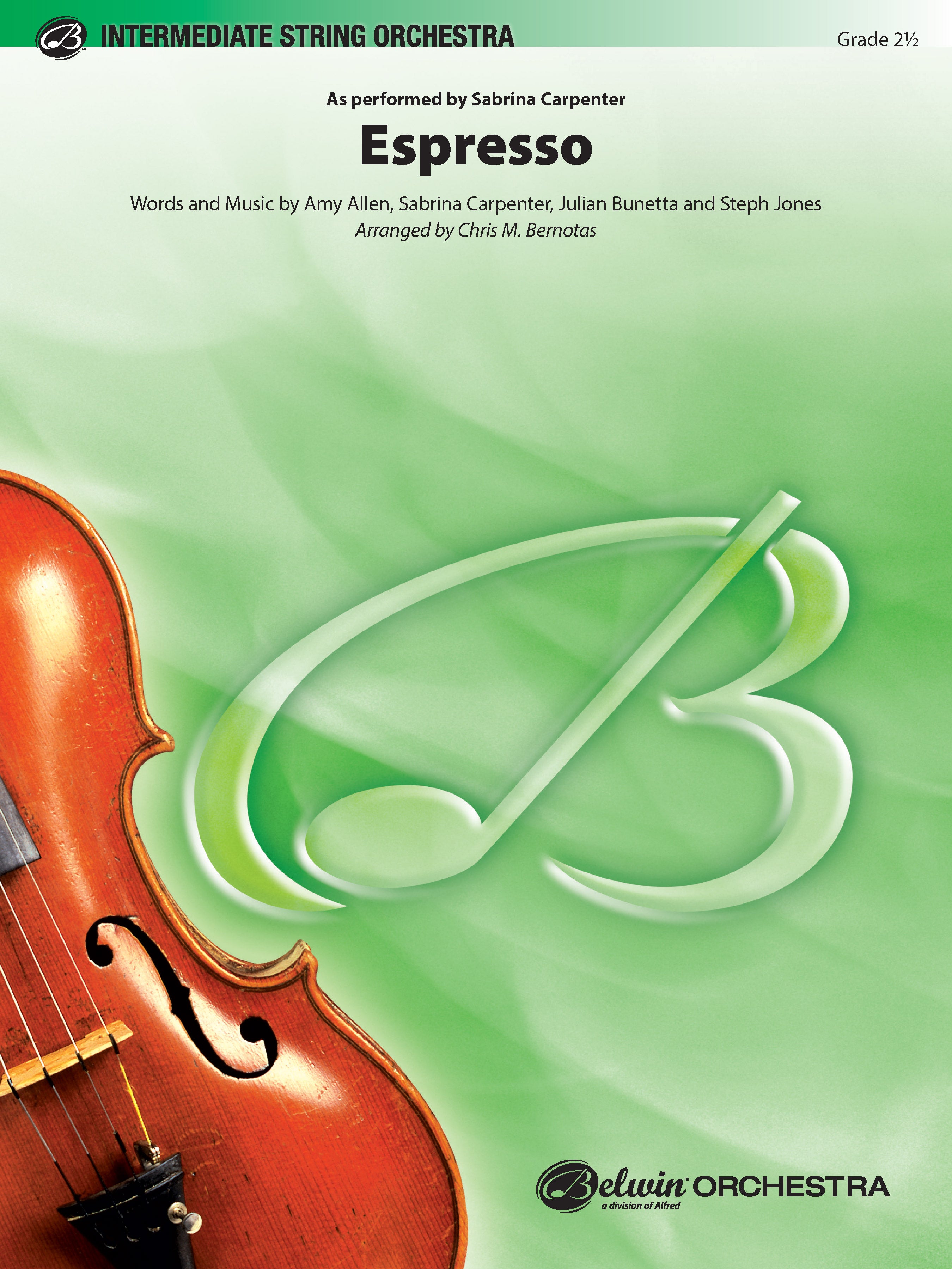 Espresso Sheet Music Preview