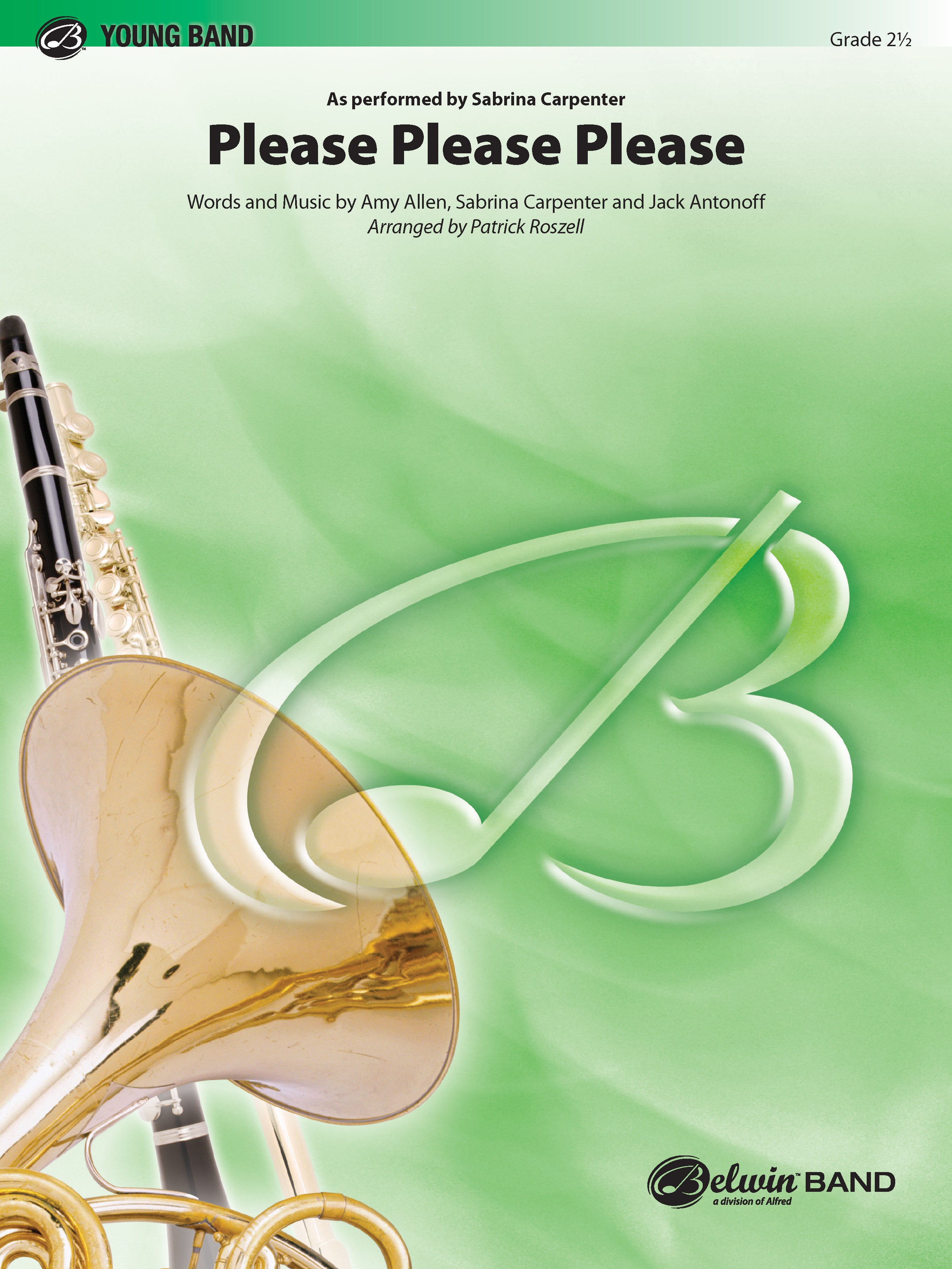 Please Please Please: 2nd B-flat Clarinet Sheet Music Preview