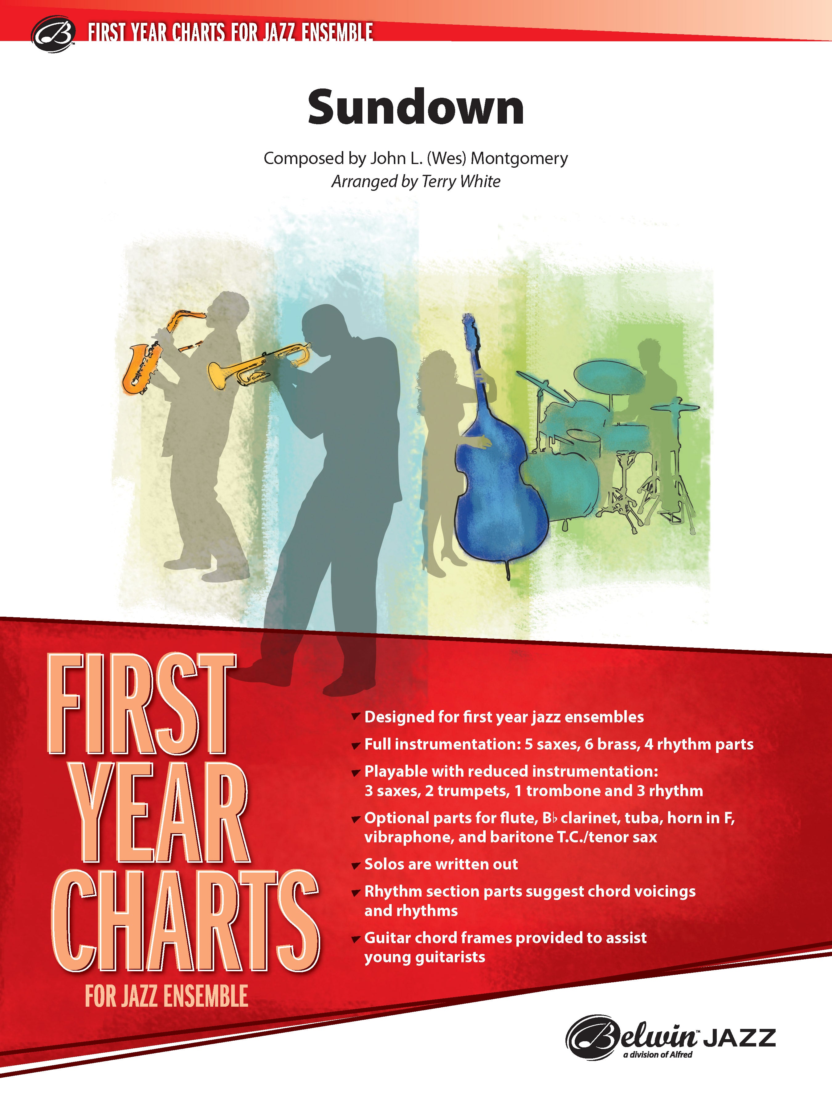 Sundown: 3rd B-flat Trumpet Sheet Music Preview