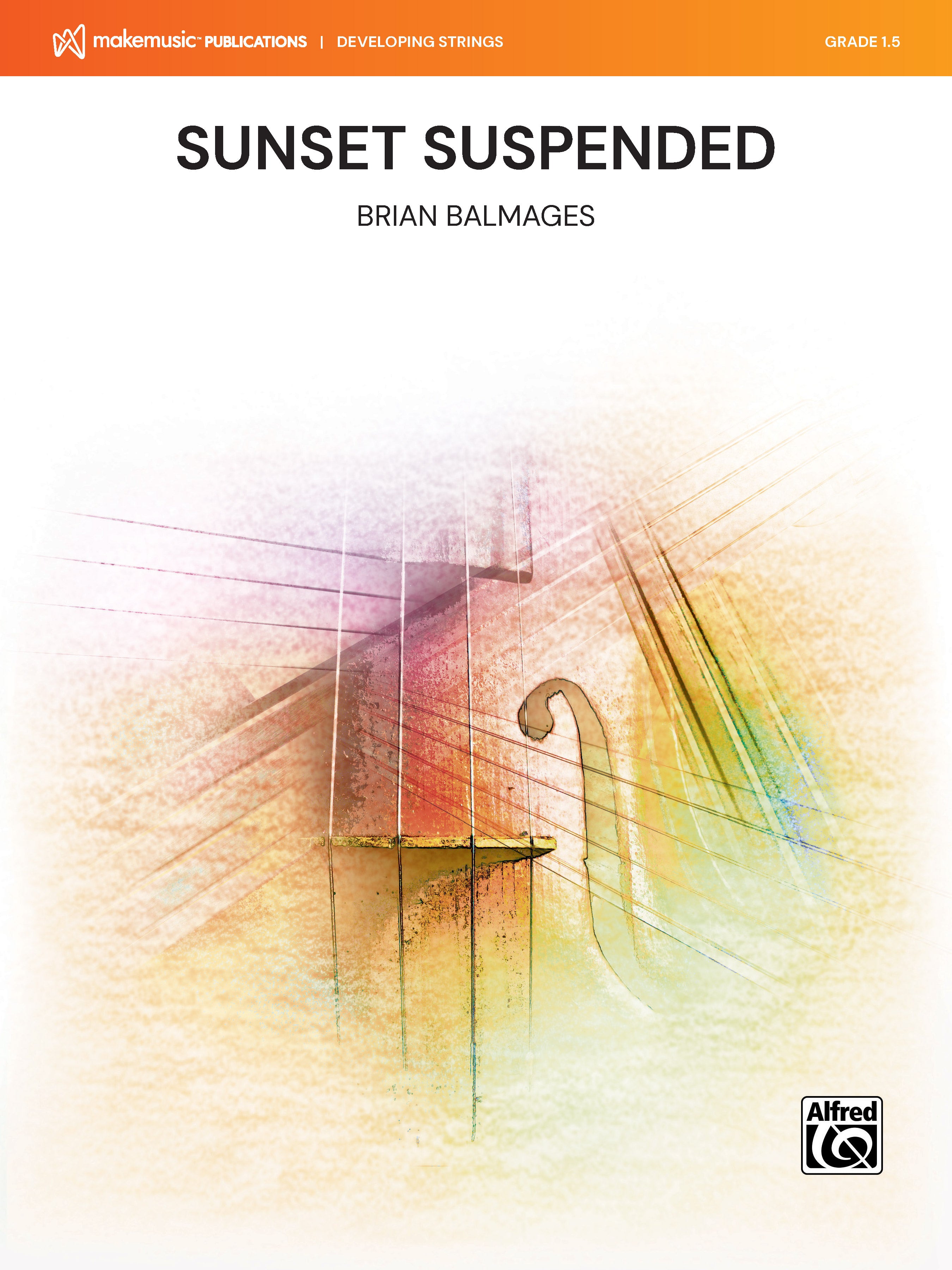 Sunset Suspended: 2nd Violin Sheet Music Preview