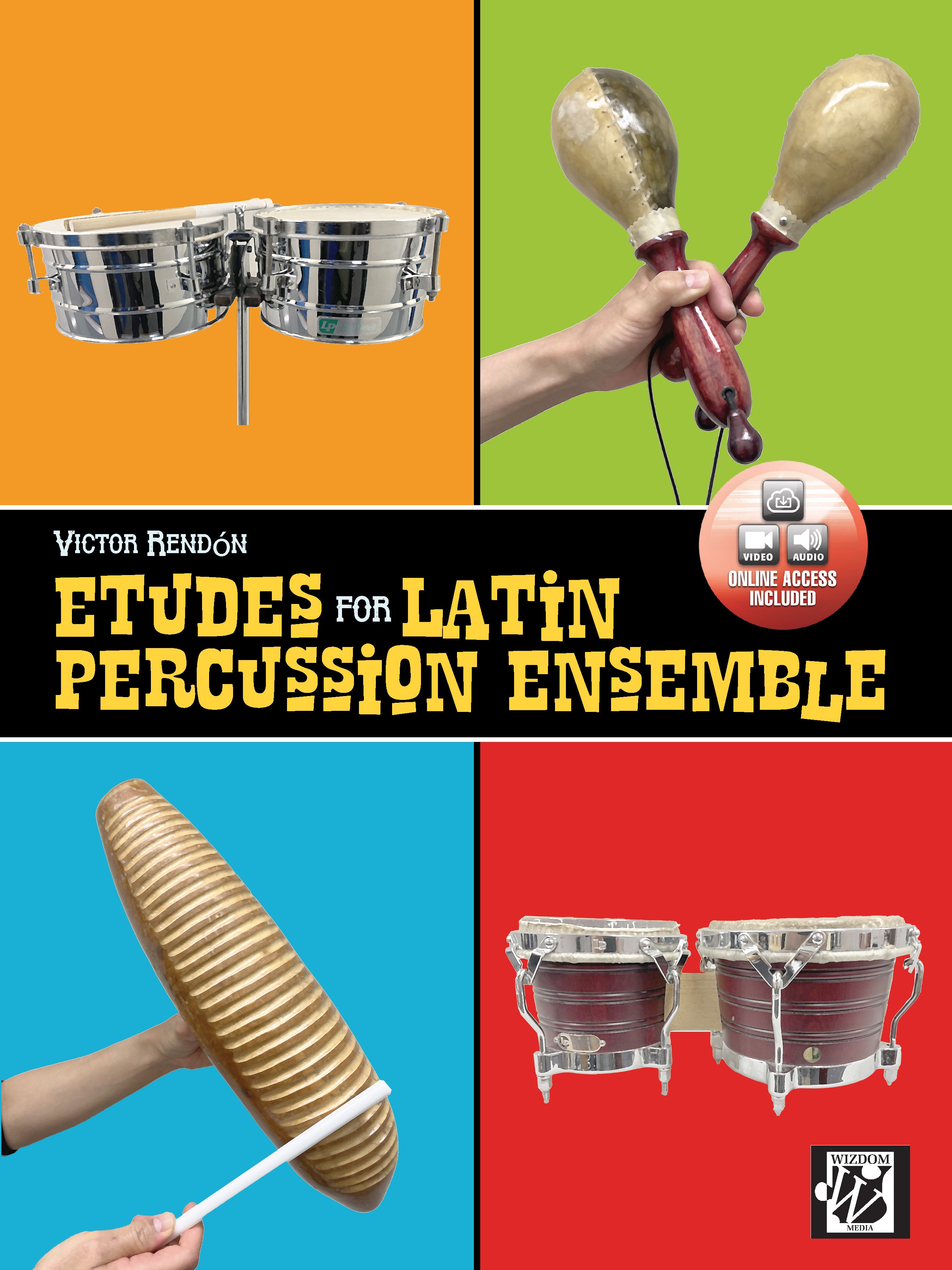 Etudes for Latin Percussion Ensemble Cover Image
