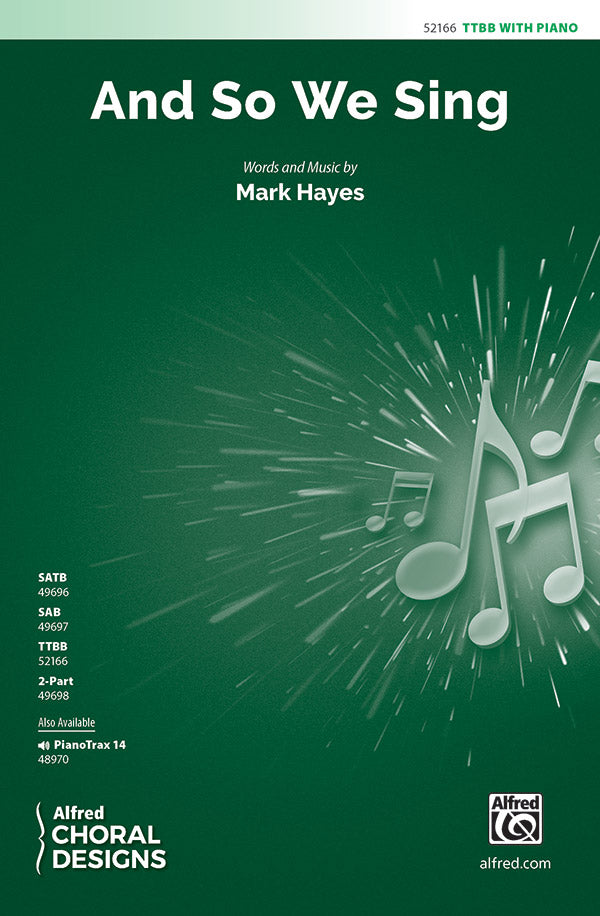 And So We Sing Sheet Music Preview