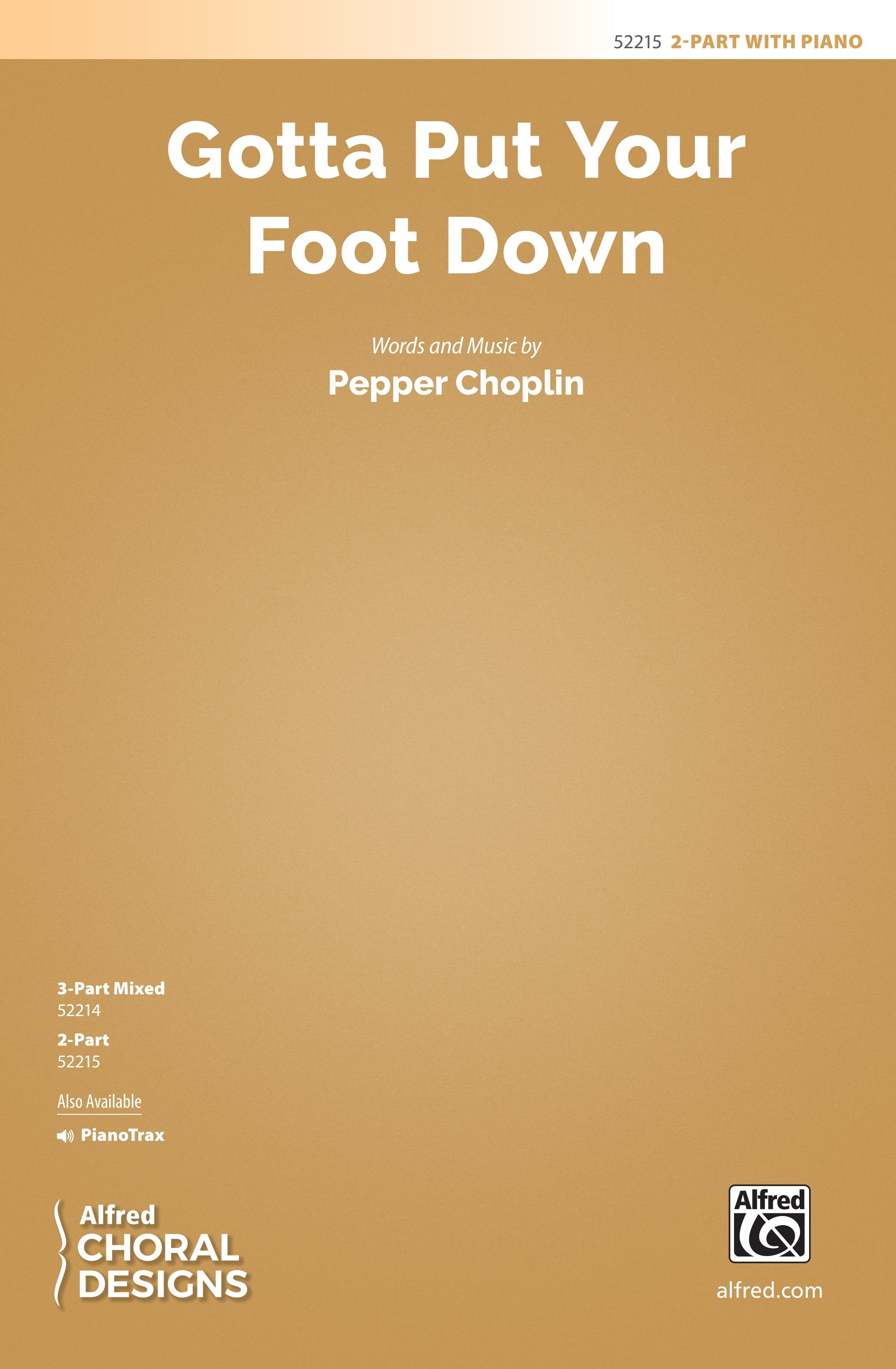 Gotta Put Your Foot Down Sheet Music Preview