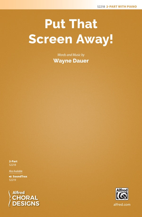 Put That Screen Away! Sheet Music Preview