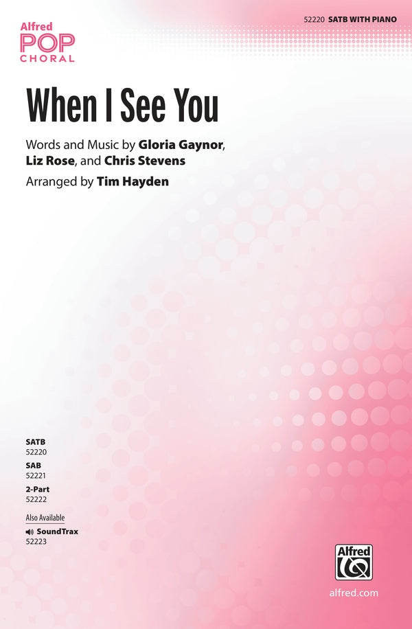 When I See You Sheet Music Preview