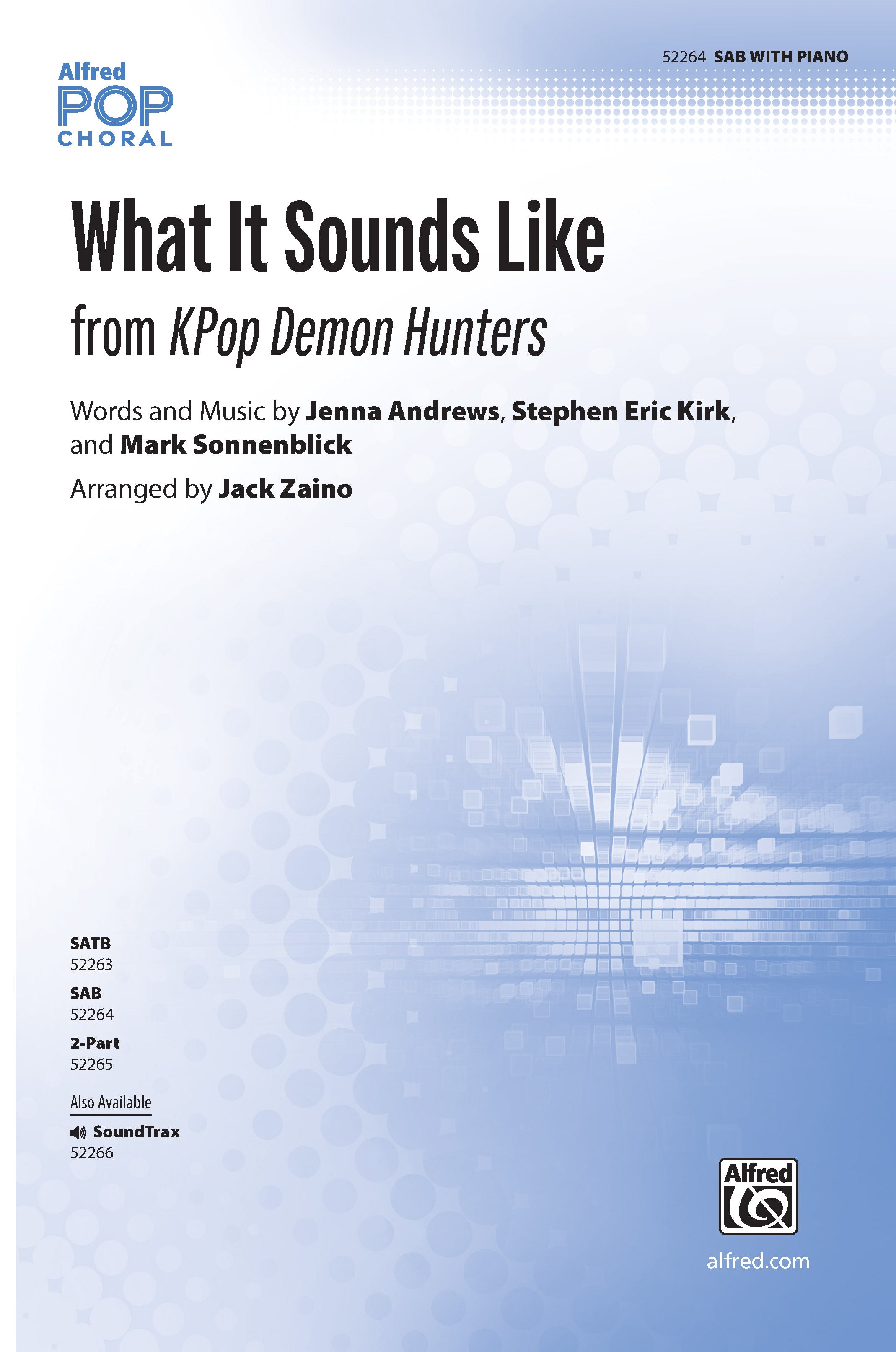 What It Sounds Like Sheet Music Preview