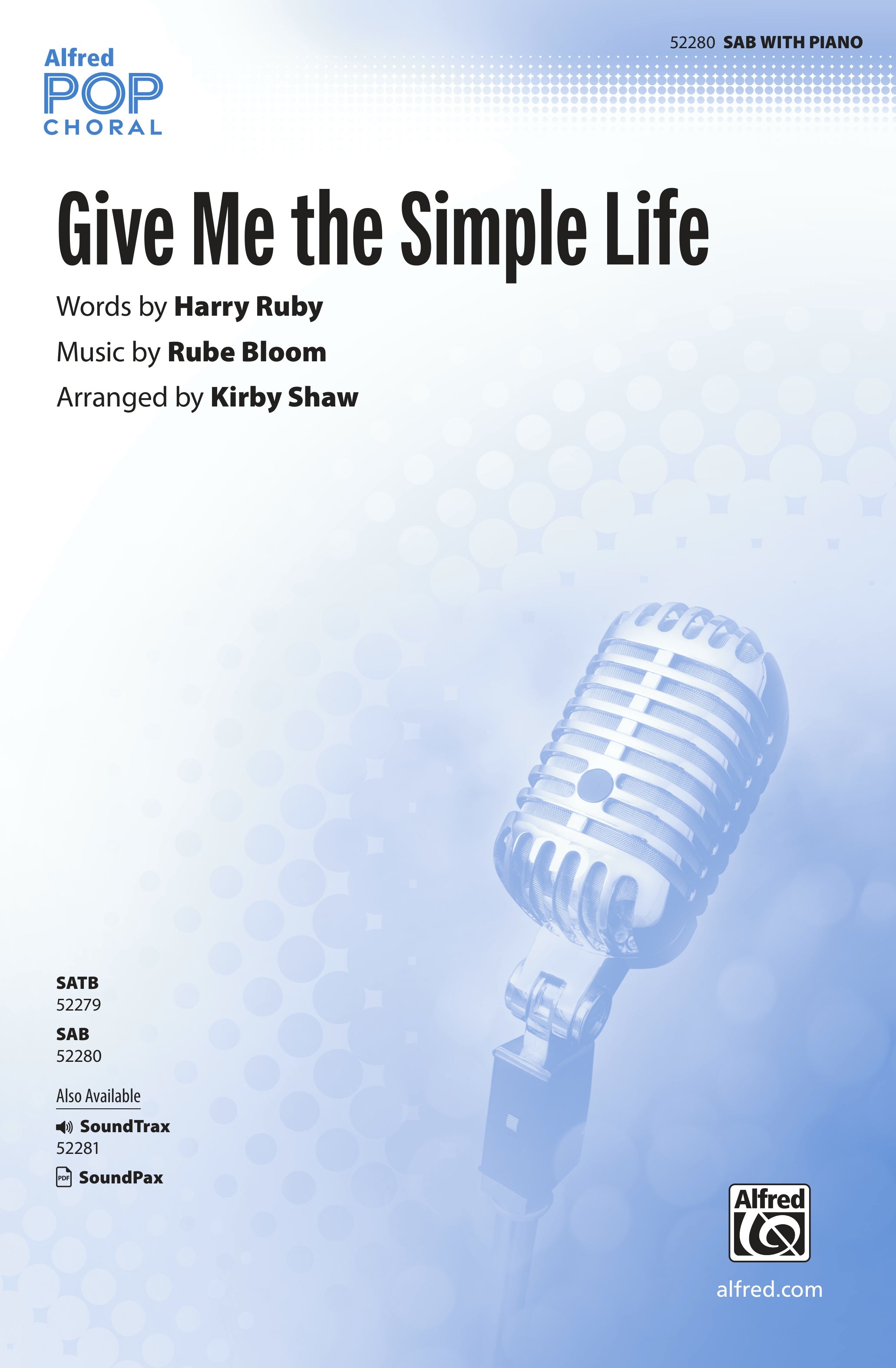 Give Me the Simple Life Sheet Music Preview