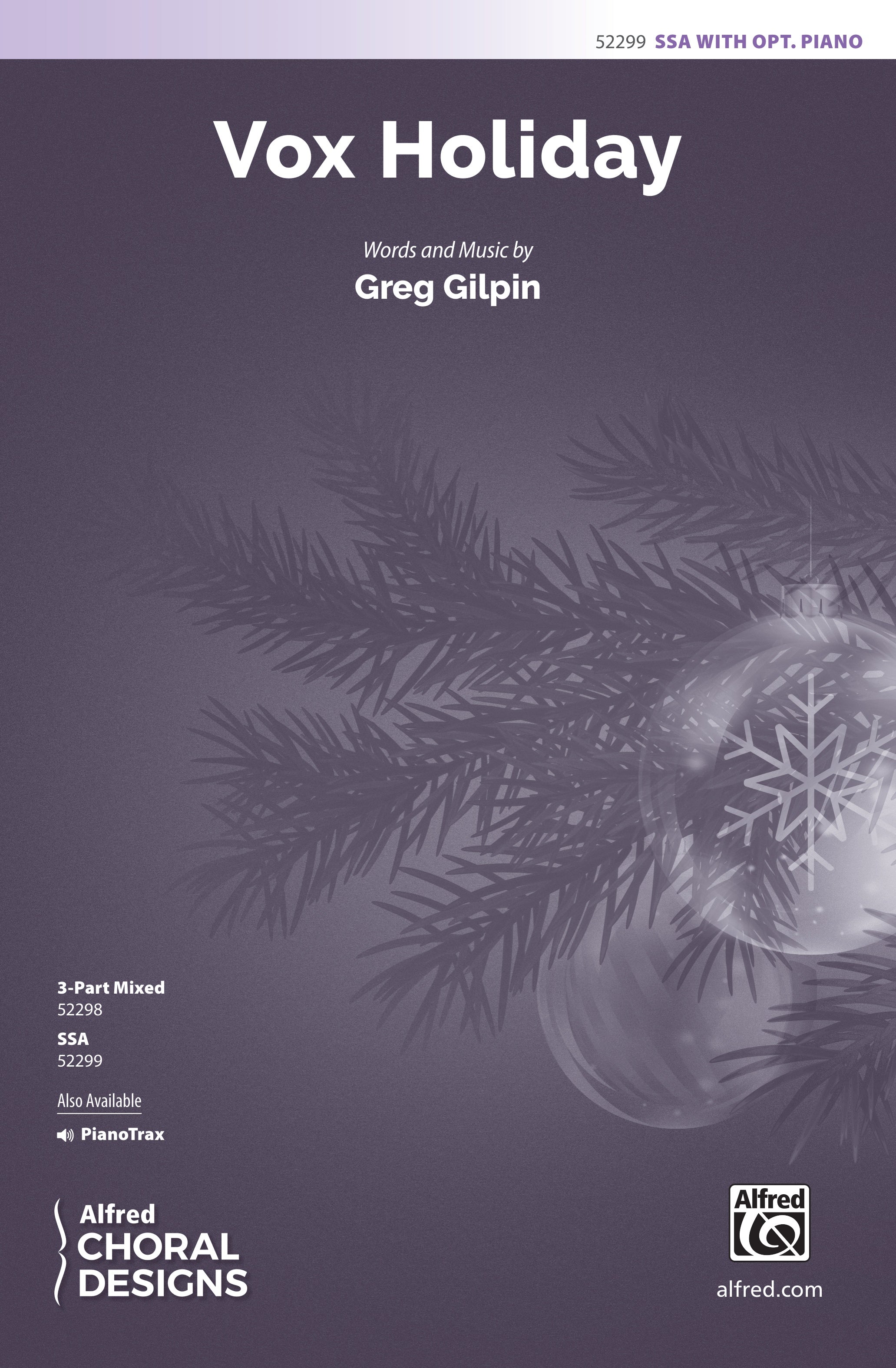 Vox Holiday Sheet Music Preview