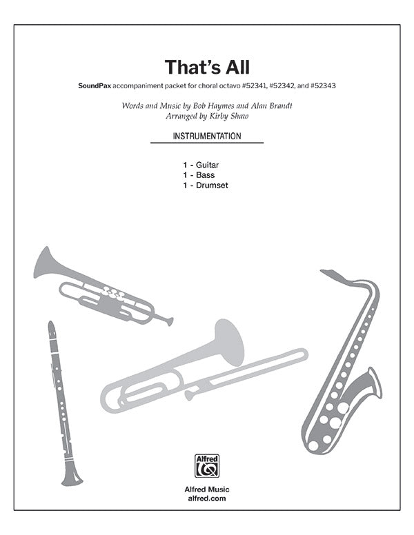 That's All Sheet Music Preview