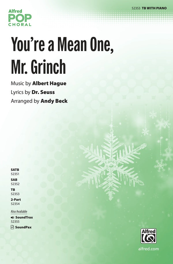 You're a Mean One, Mr. Grinch Sheet Music Preview