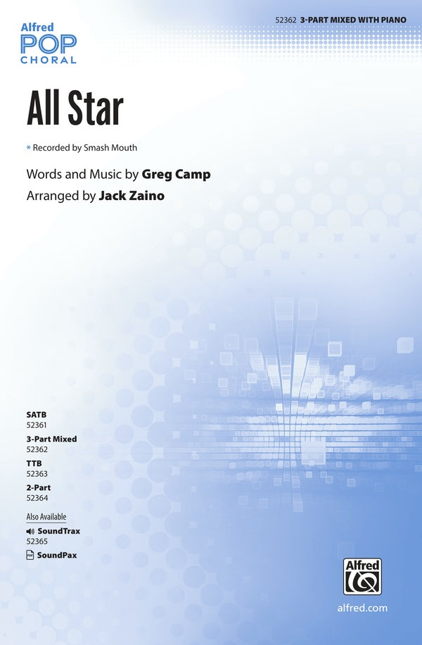 All Star Sheet Music Preview