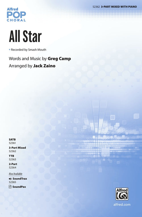 All Star Sheet Music Preview