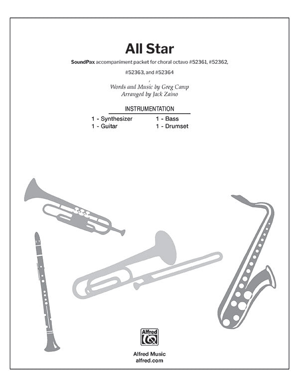 All Star Sheet Music Preview