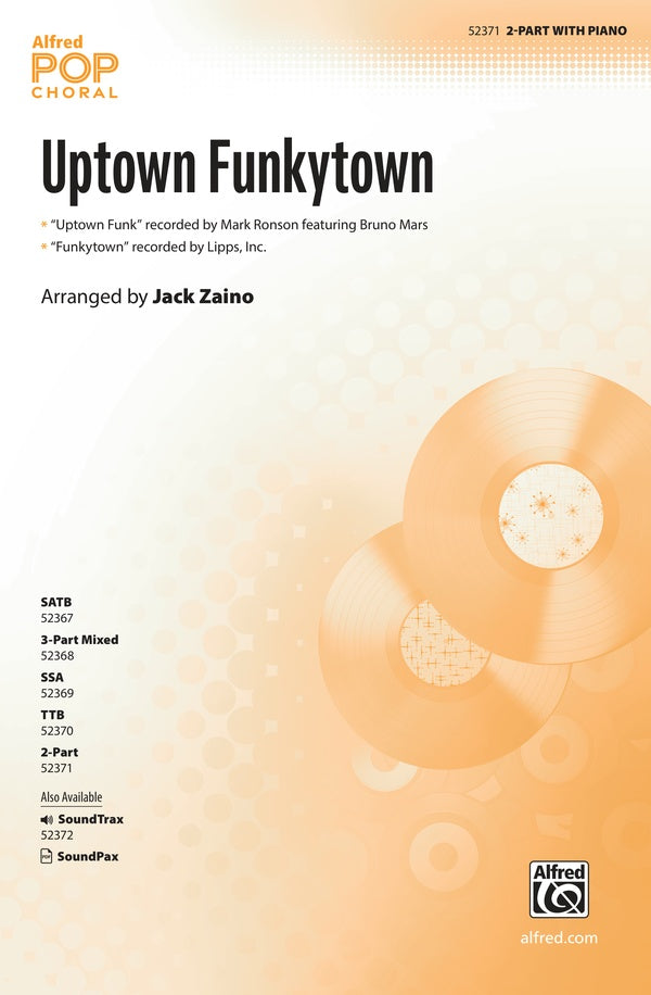 Uptown Funkytown Sheet Music Preview