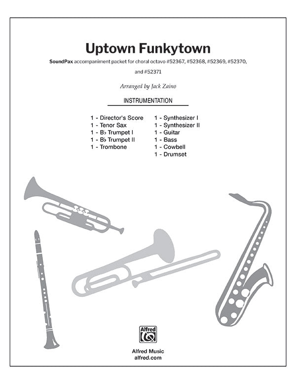 Uptown Funkytown Sheet Music Preview