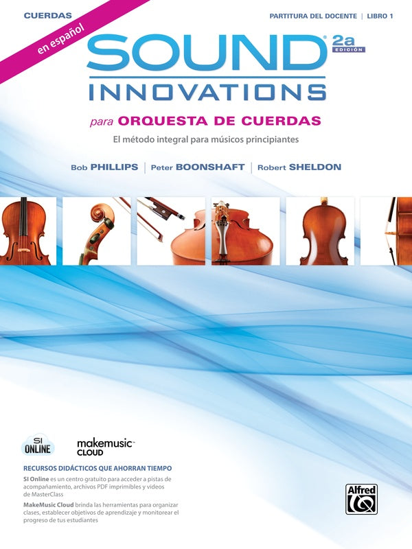 Sound Innovations para Orquesta de cuerdas, Libro 1, Segunda edición, en español Cover Image