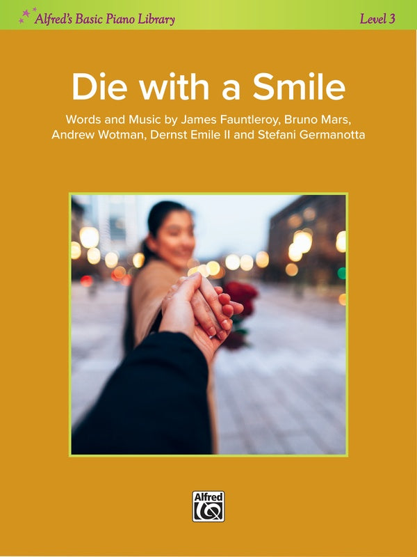 Die with a Smile Sheet Music Preview