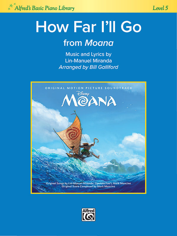 How Far I'll Go (from <i>Moana</i>) Sheet Music Preview
