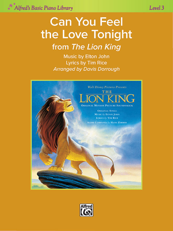 Can You Feel the Love Tonight (from <i>The Lion King</i>) Sheet Music Preview