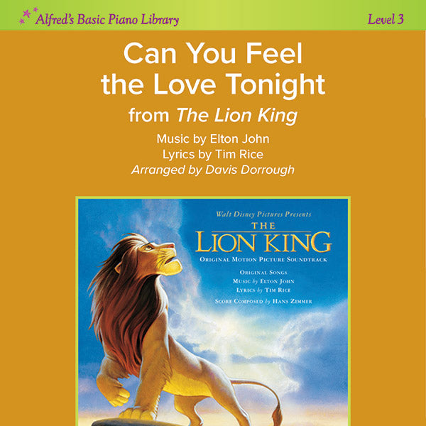 Can You Feel the Love Tonight (from <i>The Lion King</i>) Sheet Music Preview