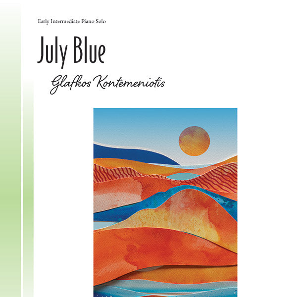 July Blue Sheet Music Preview