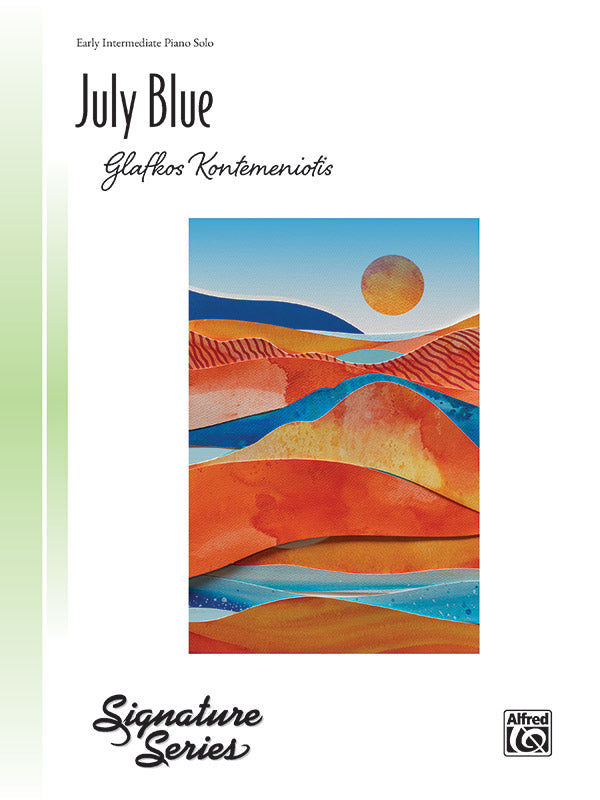 July Blue Sheet Music Preview