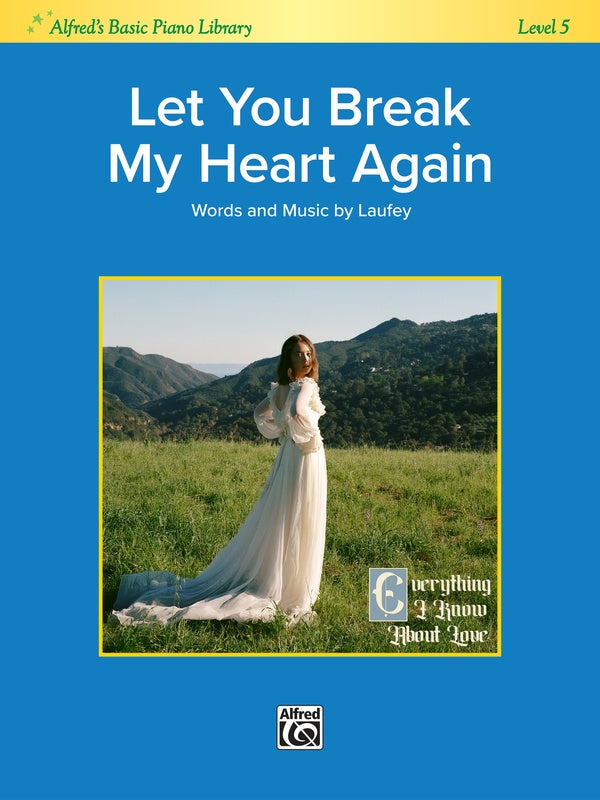 Let You Break My Heart Again Sheet Music Preview