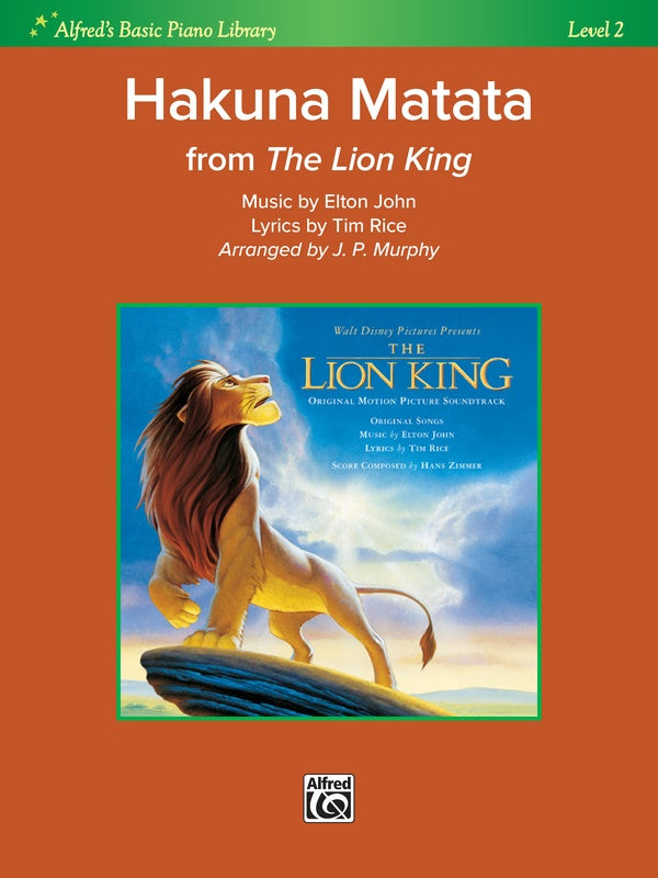Hakuna Matata: from Lion King Sheet Music Preview