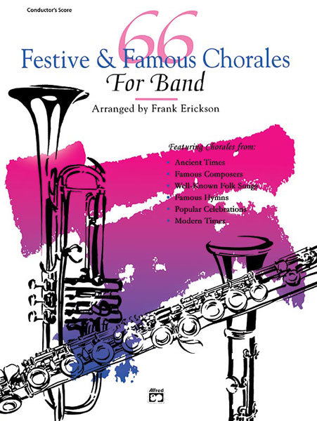 66 Festive & Famous Chorales for Band Cover Image