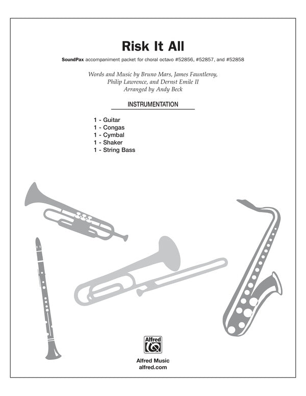 Risk It All: Cymbals Sheet Music Preview