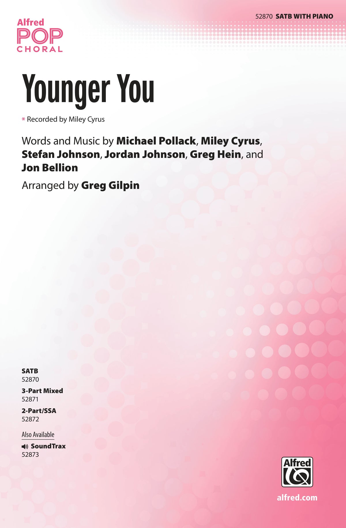Younger You Sheet Music Preview