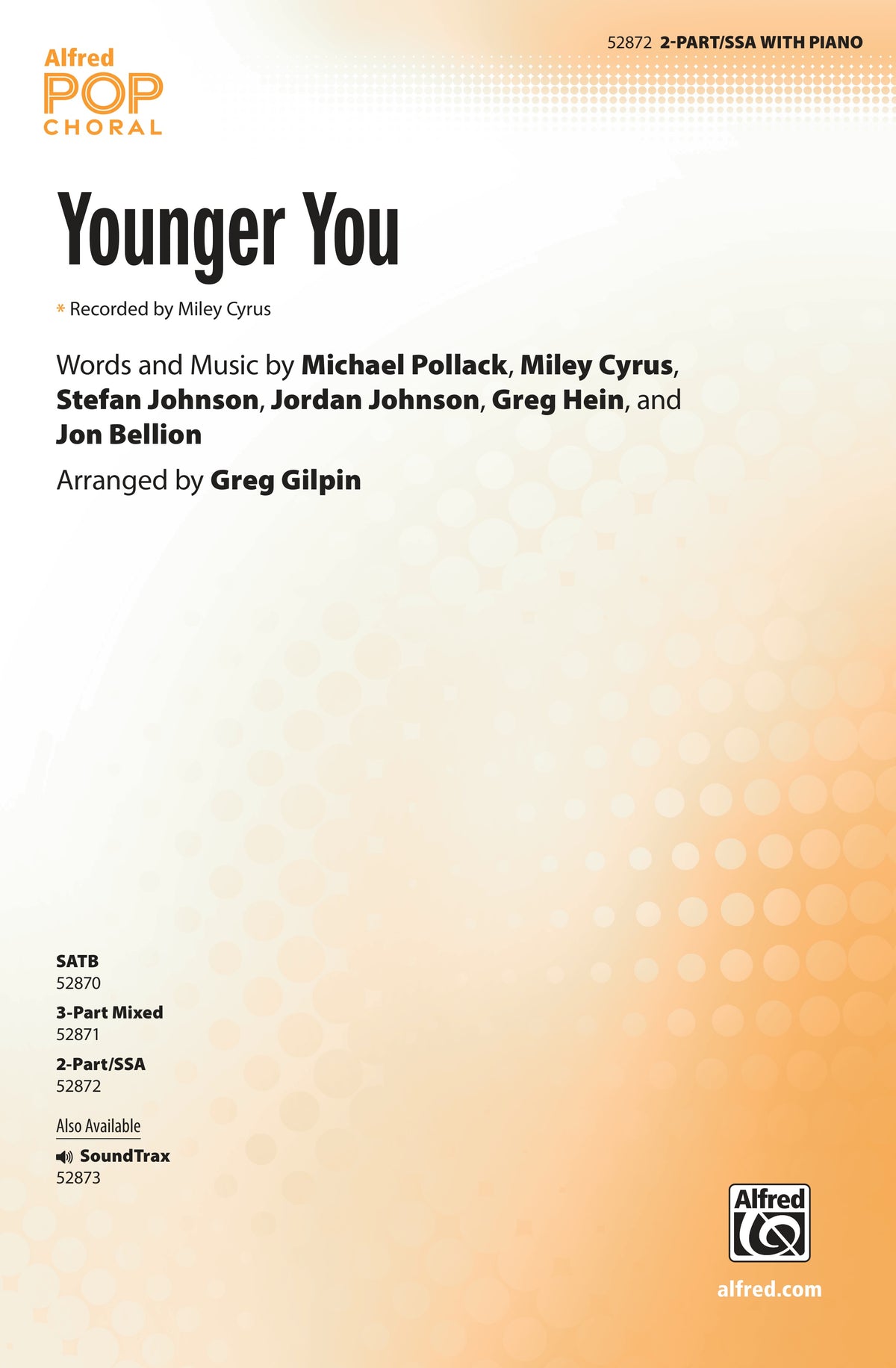 Younger You Sheet Music Preview