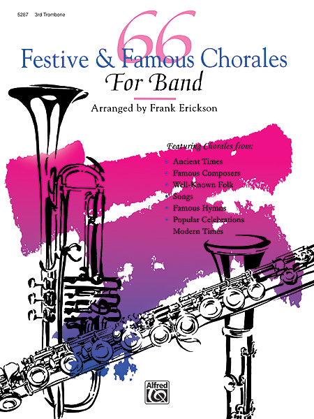 66 Festive & Famous Chorales for Band Cover Image