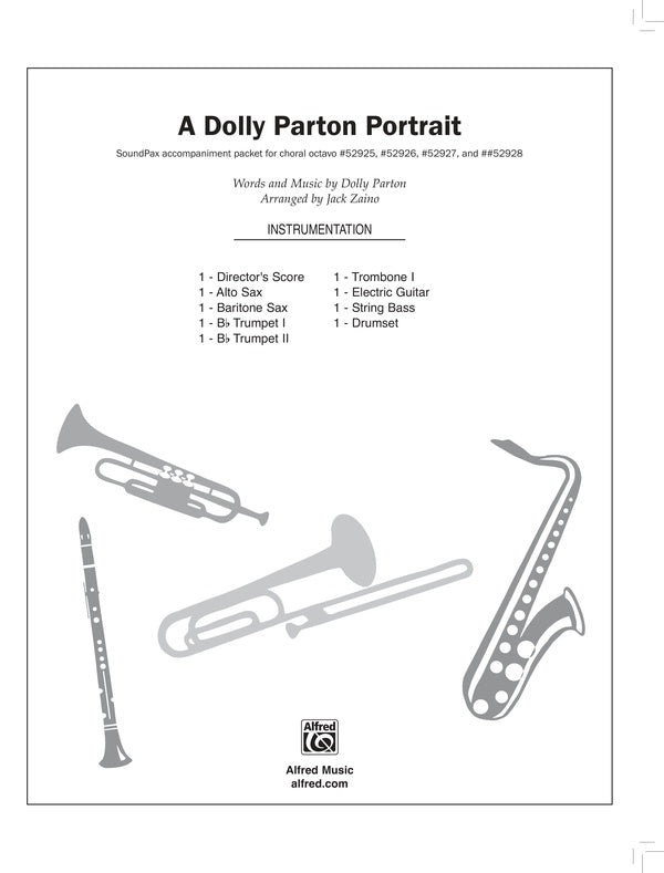 A Dolly Parton Portrait Sheet Music Preview