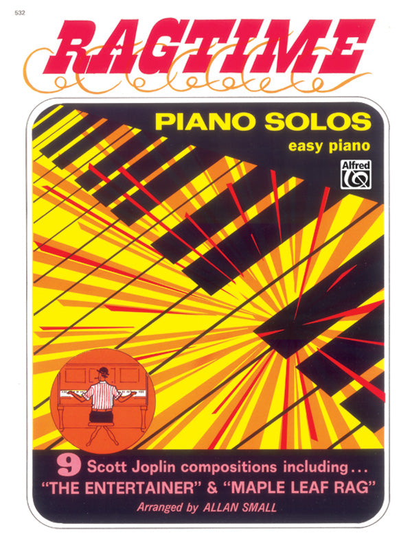 Ragtime Piano Solos for Easy Piano Cover Image