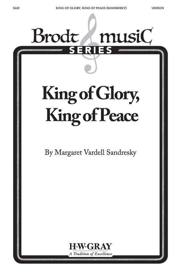 King of Glory, King of Peace Cover Image