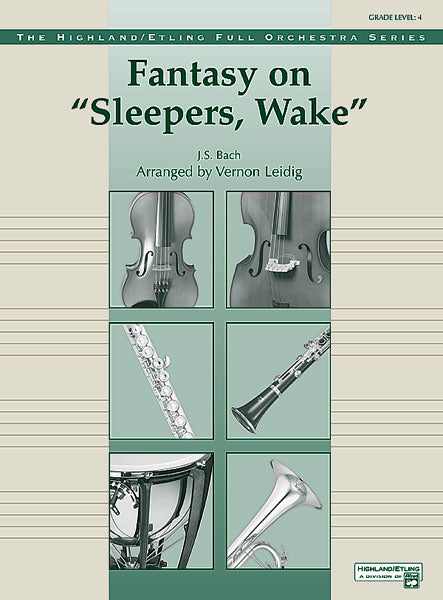 Fantasy on "Sleepers, Wake": 2nd Trombone Sheet Music Preview