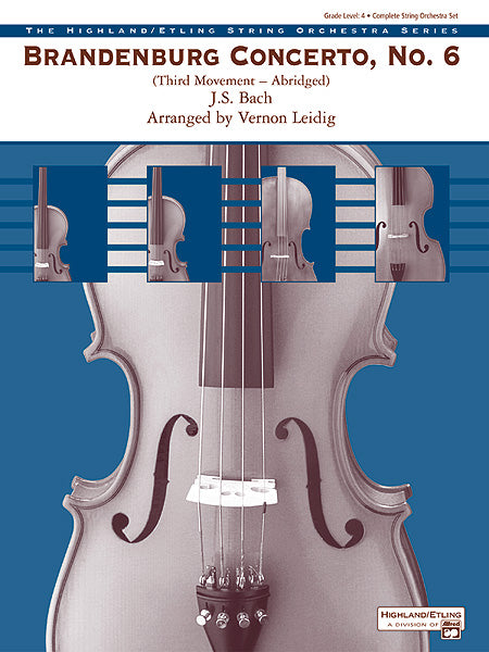 Brandenburg Concerto No. 6, 3rd Movement (Abridged): 3rd Violin (Viola [TC]) Sheet Music Preview