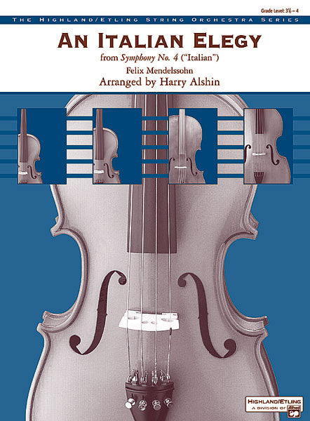 An Italian Elegy, from Symphony No. 4 "Italian" Sheet Music Preview