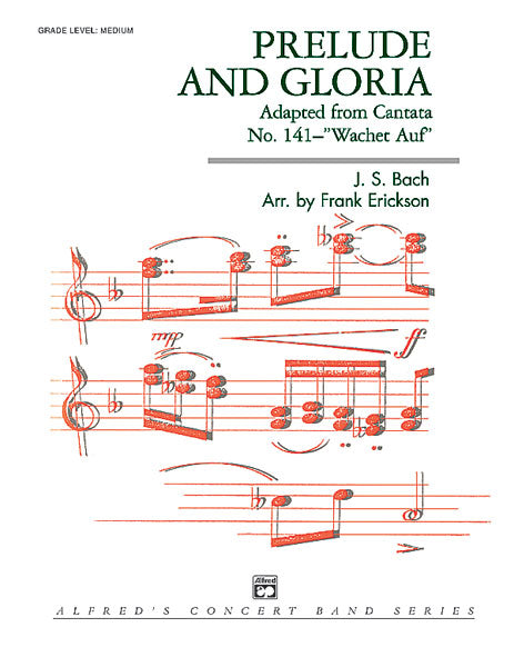 Prelude and Gloria (Adapted from Cantata No. 141 -- "Wachet Auf"): Flute Sheet Music Preview