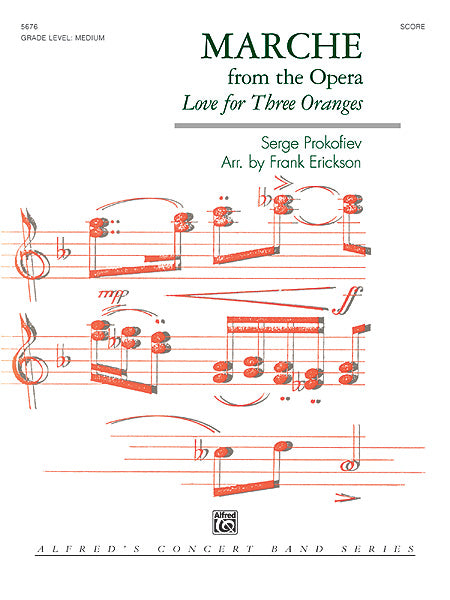 March from the Opera <I>Love for 3 Oranges</I> Cover Image