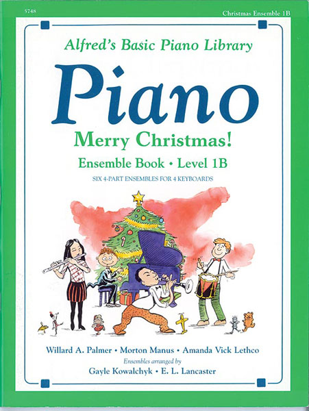 Alfred's Basic Piano Library: Merry Christmas! Ensemble, Book 1B Sheet Music Preview