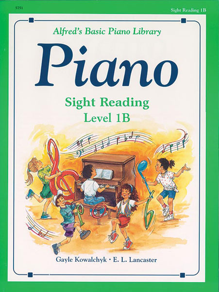 Alfred's Basic Piano Library: Sight Reading Book 1B Cover Image