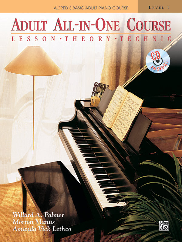 Alfred's Basic Adult All-in-One Course, Book 1 Cover Image