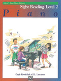 Alfred's Basic Piano Library: Sight Reading Book 2 Cover Image