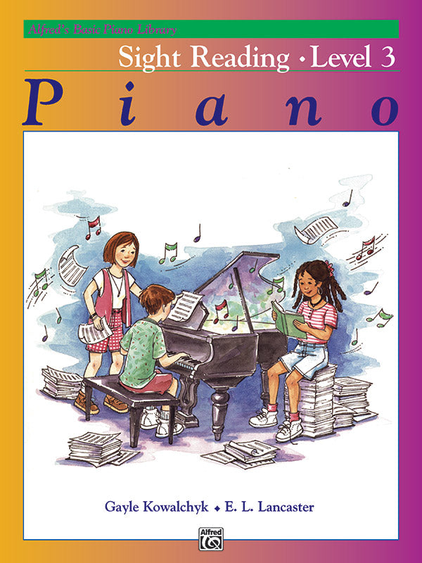 Alfred's Basic Piano Library: Sight Reading Book 3 Cover Image