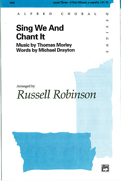 Sing We and Chant It Cover Image