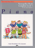 Alfred's Basic Piano Library: Notespeller Book Complete 1 (1A/1B) Cover Image
